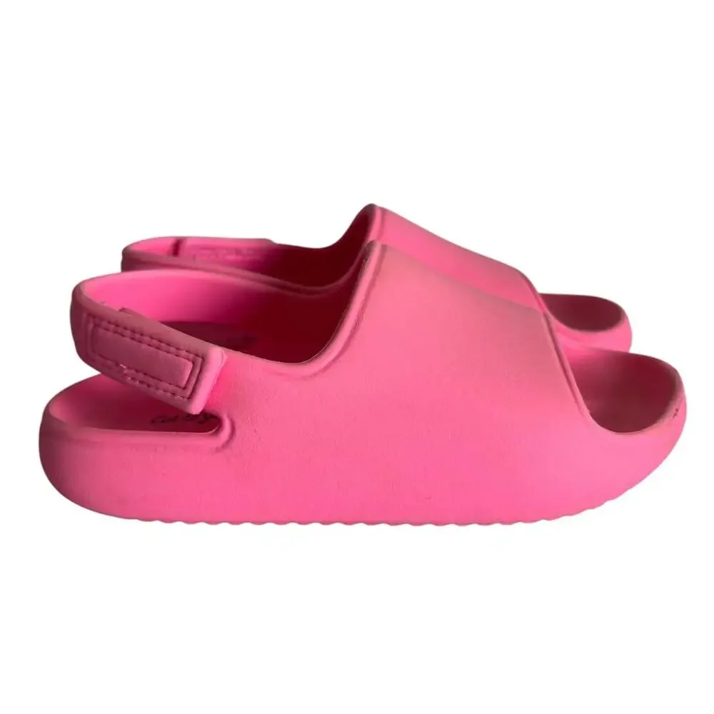 Cat & Jack Hot Pink Slide Sandals Toddler Size 8 Shoes